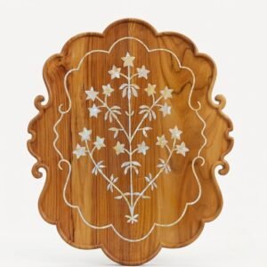 Handcrafted Wooden Inlay Wall Panel